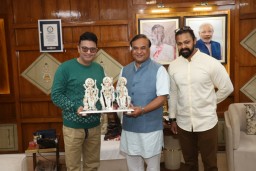 Producer Bhushan Kumar & Actor Devdatta Nage Meet The Honourable Chief Minister Of Assam