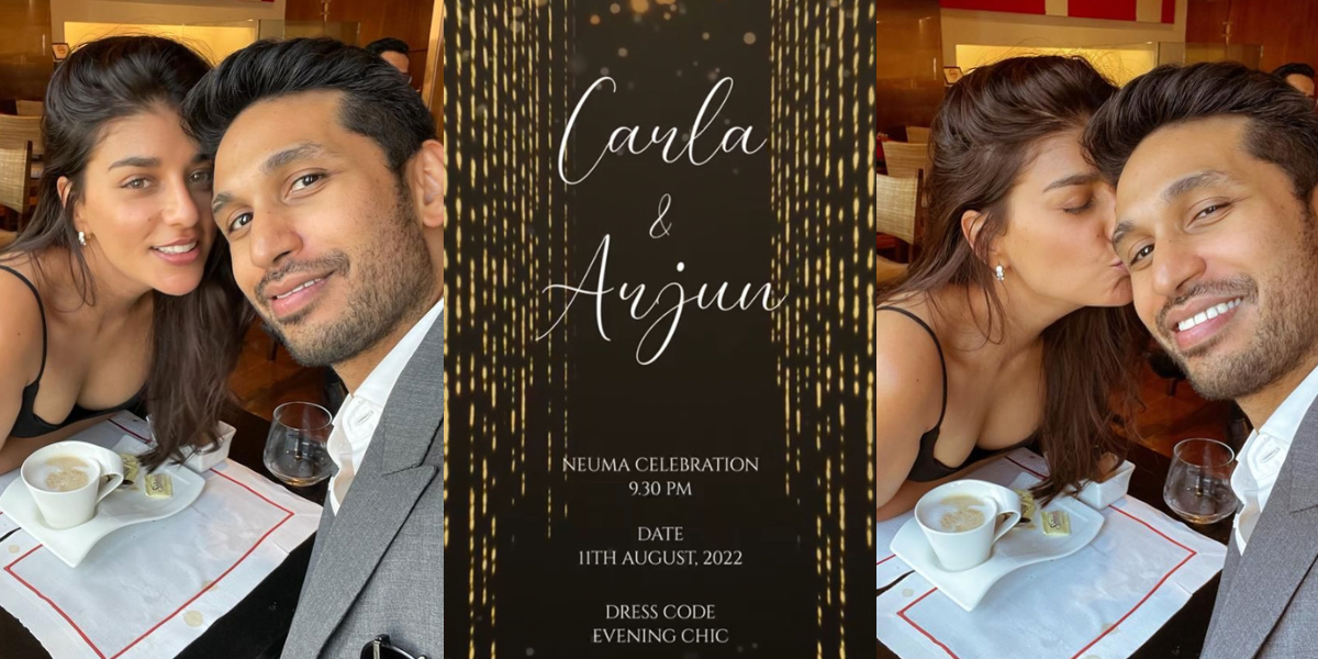 Leaked! Arjun Kanungo and Carla Dennis' invitation card and guest list is out.