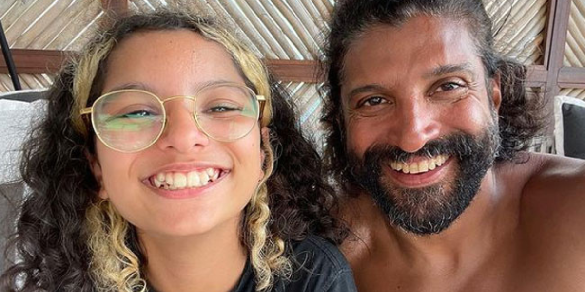 Farhan Akhtar's recent pictures with Shibani and Akira are all hearts!